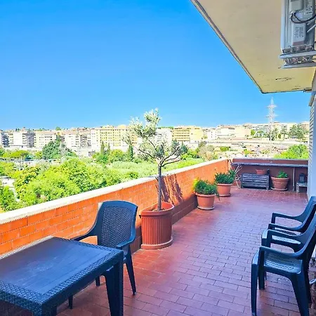 Panoramic Sunset Terrace Attic דירה רומא